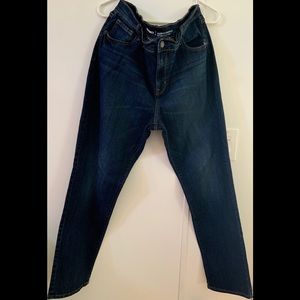 Old Navy Dark Wash Curvy Mid-Rise Women’s Jeans